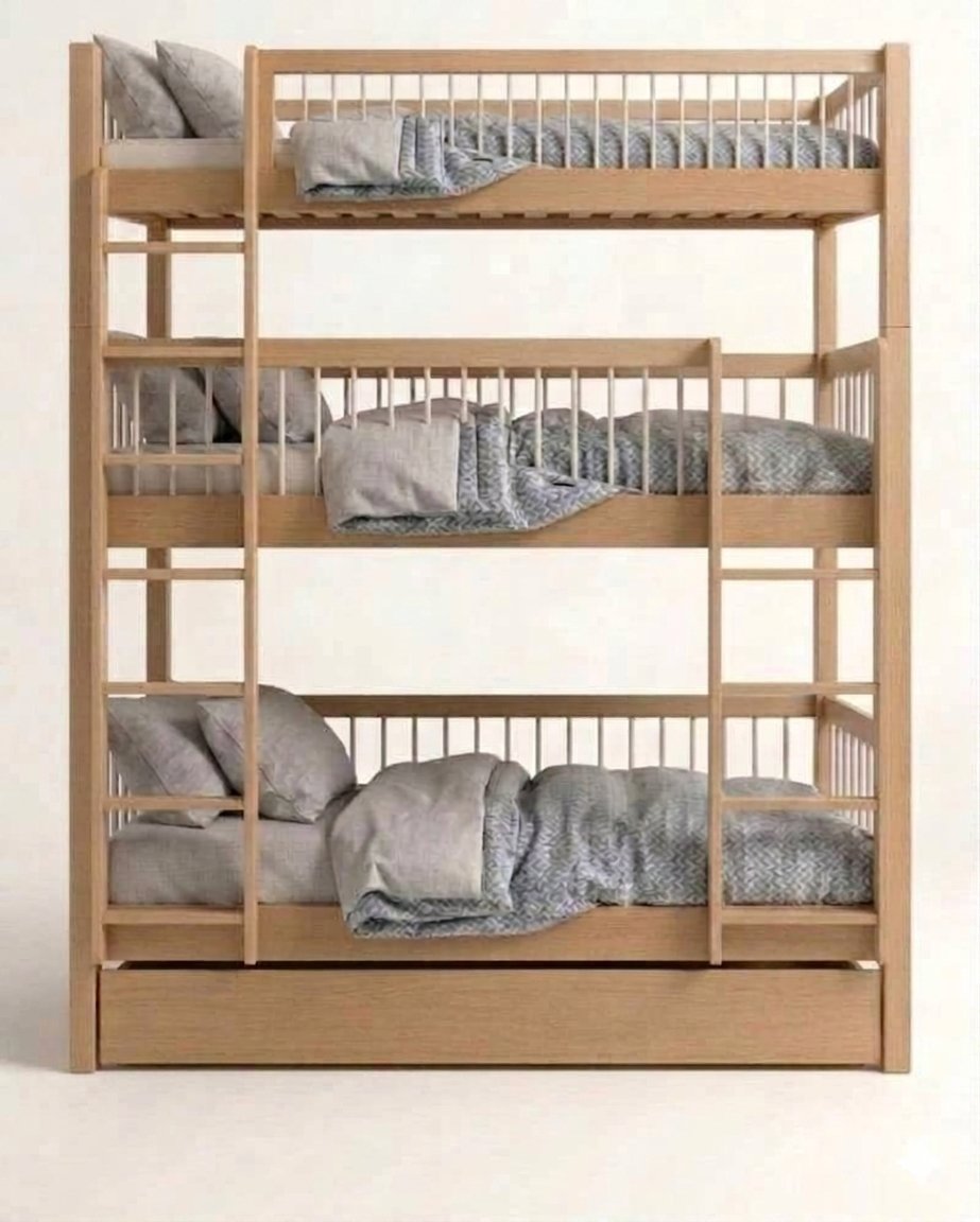 THREE-TIER BUNKBED ( TRIPPLE BUNK)