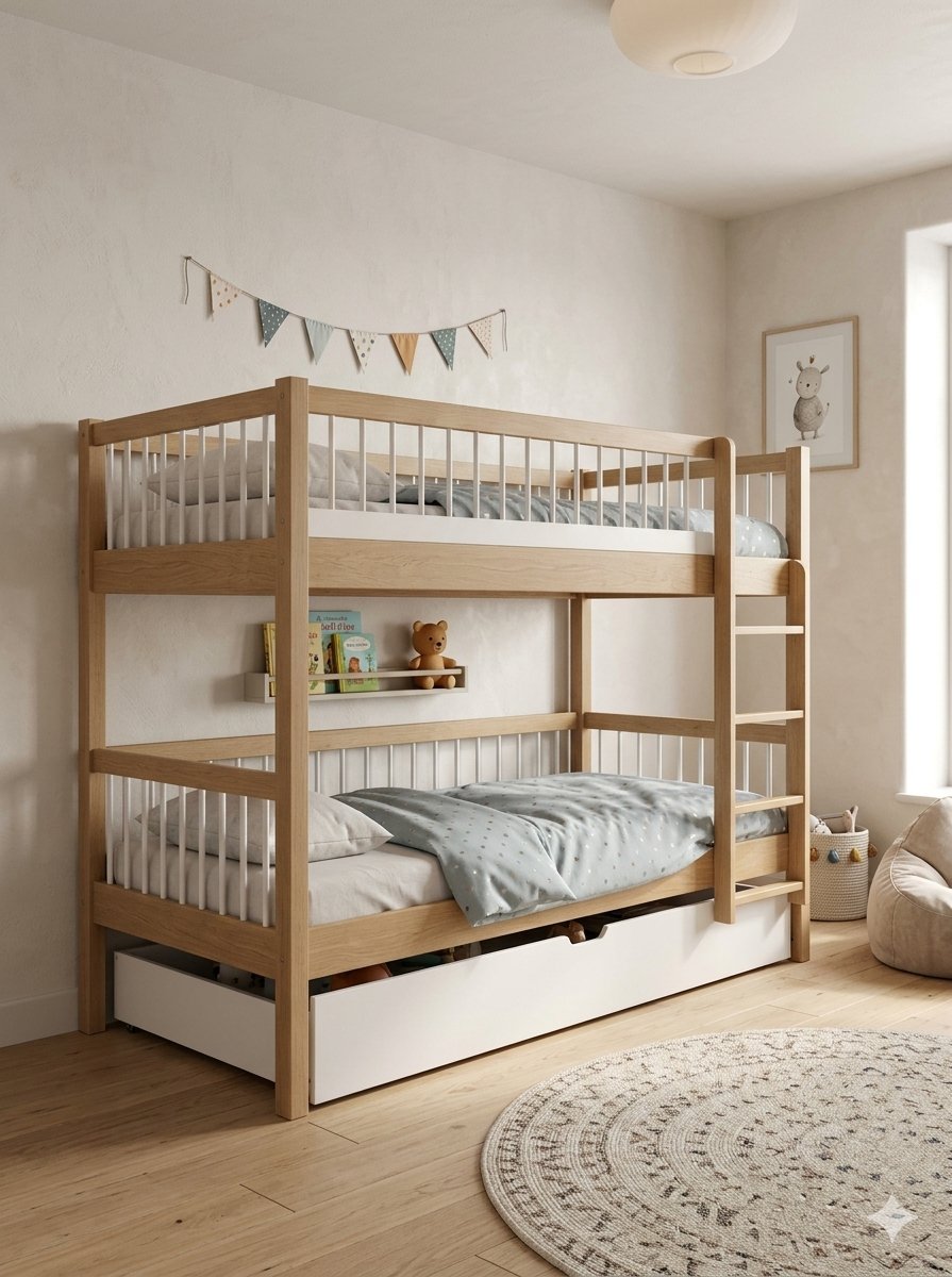 Mika" Combi-Bunkbed